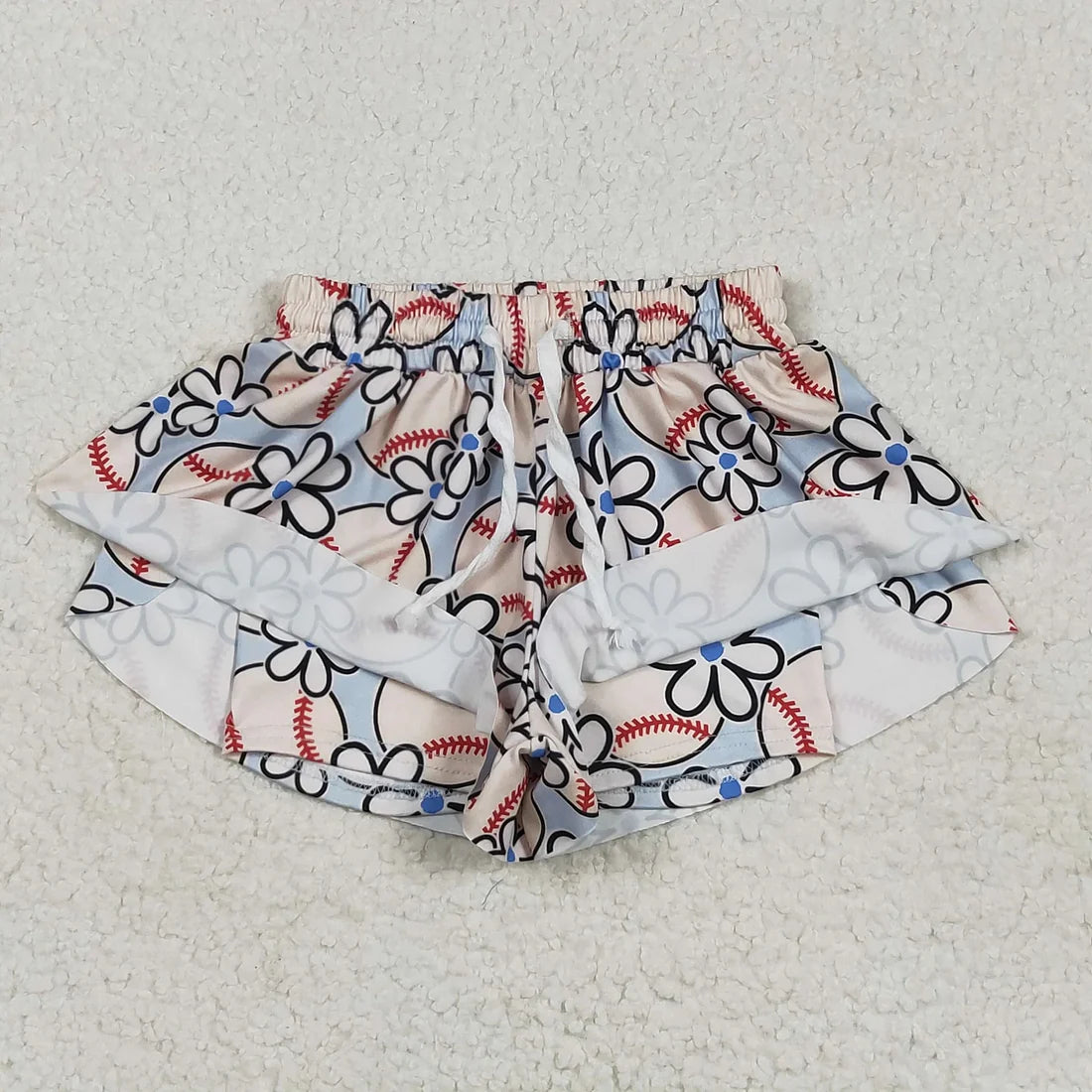6.2 Sibling Baby Girls Skorts Ruffle Summer Shorts Bottoms