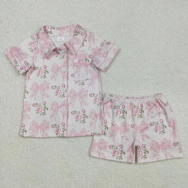 3.17 Sibling Baby Girls Cowgirls Western Button Ups Summer Pajamas