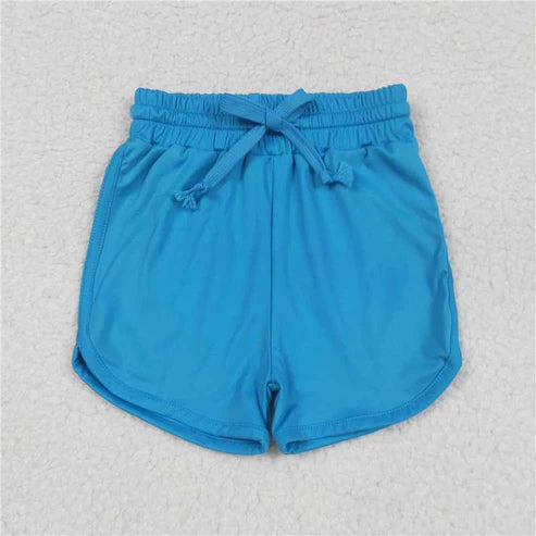 6.2 Sibling Baby Girls Colorful Belt Yoga Shorts Bottoms