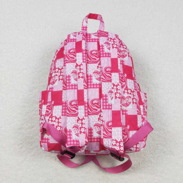 3.11  BA0114 toddler backpack pink flower girl gift back to school preschool bag