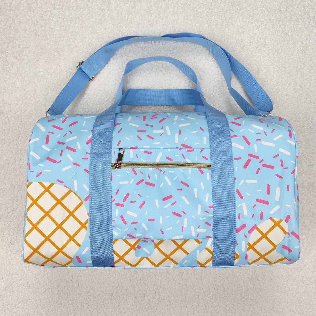 4.28 BA0286 Blue teams Duffle Gym Bag