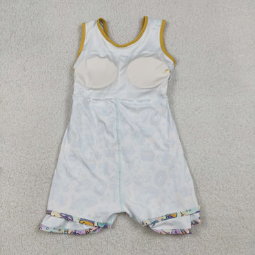 12.24 GSD2949 RTS girl clothes Mardi Gras Sports Dress yoga clothes atheletic clothes
