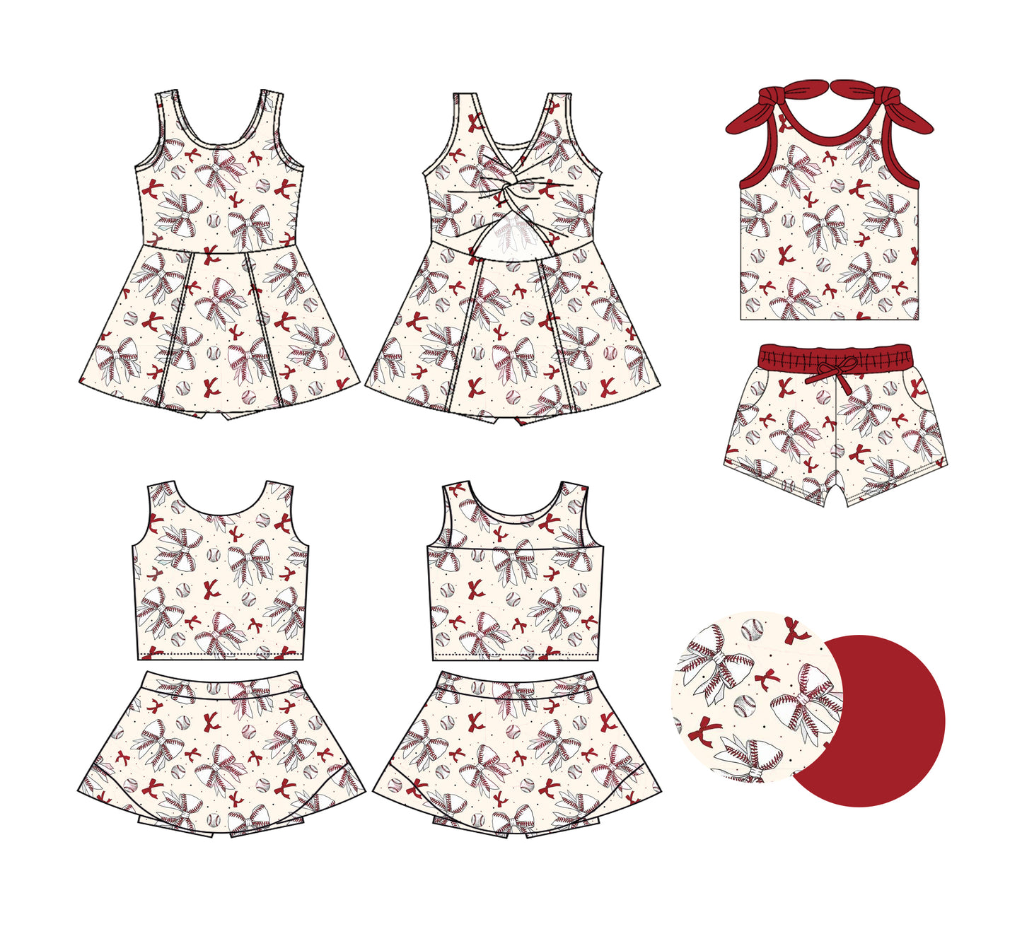 26.1.7 Custom MOQ:3 or 5 pcs each design milk silk Sibling baby girl clothes bow short sleeve skirts sets 2 and dress
