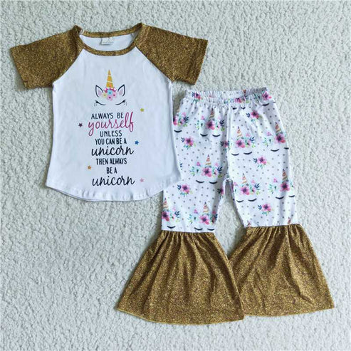 4.23 C0-22 girls clothing cartoon print short sleeve long prints baby clothing milk silk
