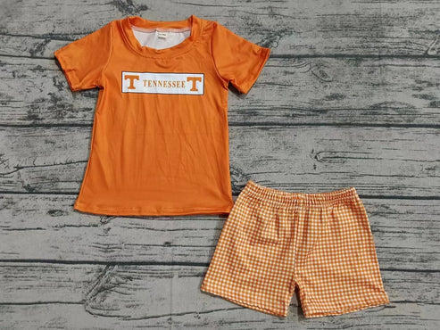 5.7 Baby Boys Tennessee Team Tee Shorts Clothes Sets Preorder(moq 3)