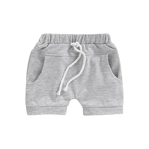 4.16 SS0569 Baby Boys Gray Pockets Summer Shorts Bottoms Preorder