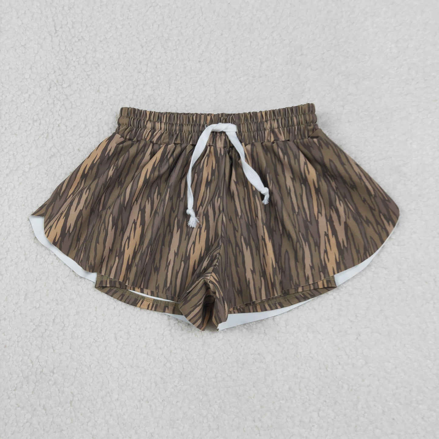 Sibling Baby girls clothes and adult clothes yoga camouflage kids shorts and adult shorts