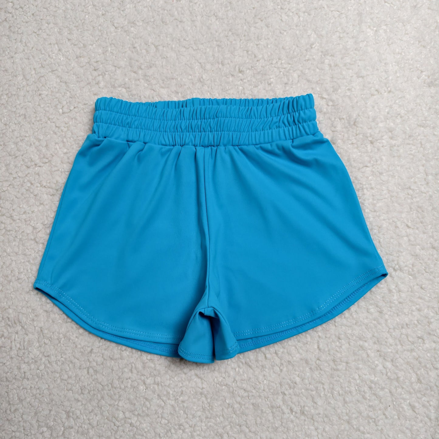 SS0906 Kids Baby Girls Hot Blue Yoga Active Sport Shorts Bottom