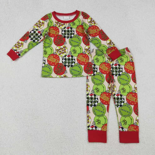 10.31 Sibling Baby Boys Girls Grin Lights Christmas Pajamas Set Knee Length Dress Zipper Footie Rompers