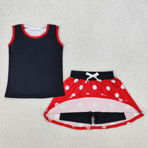 5.3 Sibling 10(7) Colors Baby Girls Princess Castles Shirt Skorts Skirts Outfits