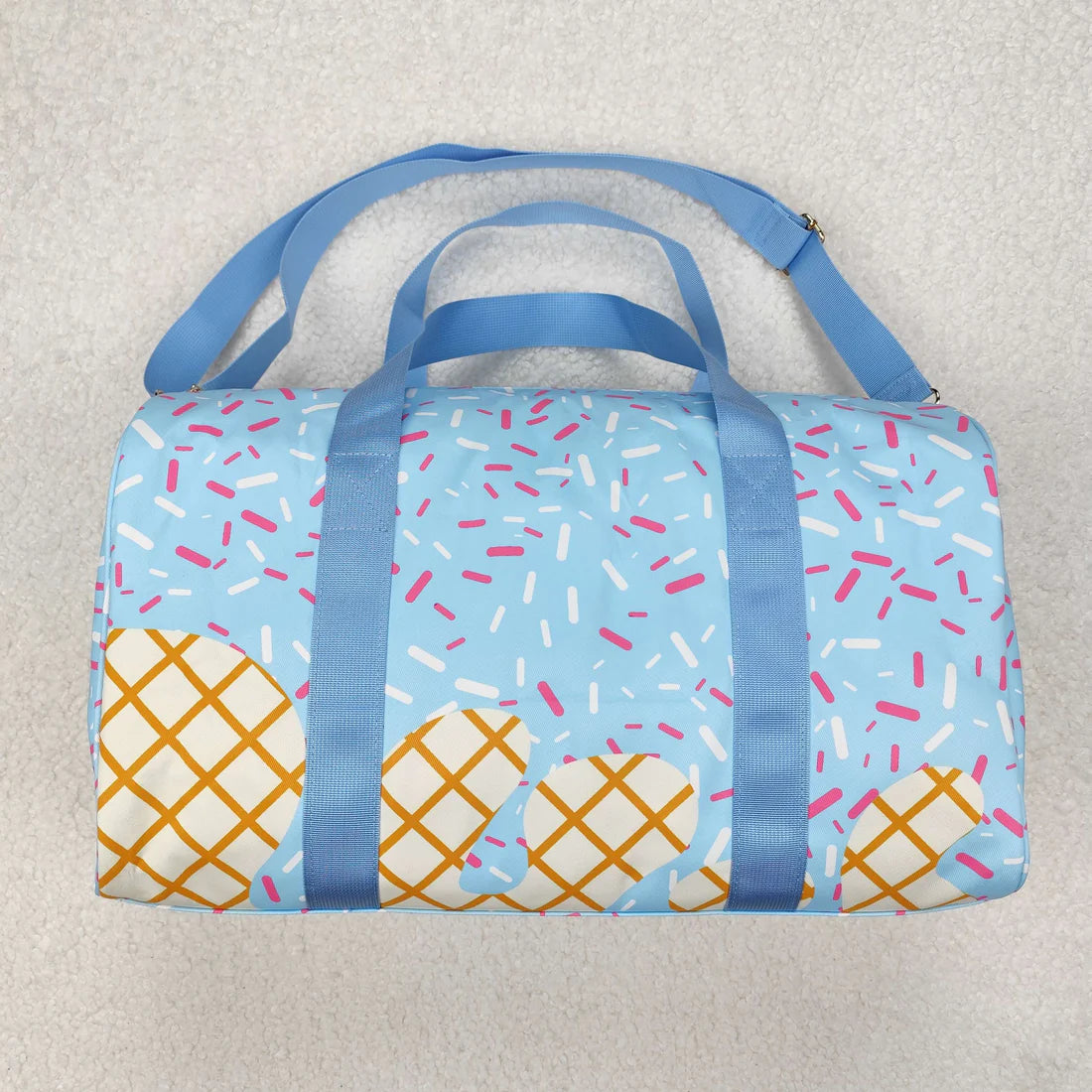 4.28 BA0286 Blue teams Duffle Gym Bag