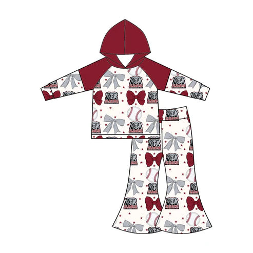 6.25 Custom Moq 3 each item Sibling Baby Girls Alabama Team Romper Dress Clothes Sets