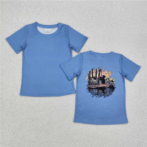 5.10 Sibling Baby Boys Hunting Duck Short Sleeve Tee Shirts Tops