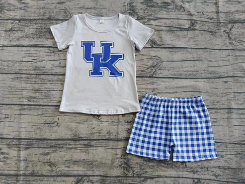 4.26  Preorder moq 3 Baby Boys UK Team Grey Tee Top Shorts Outfits Sets
