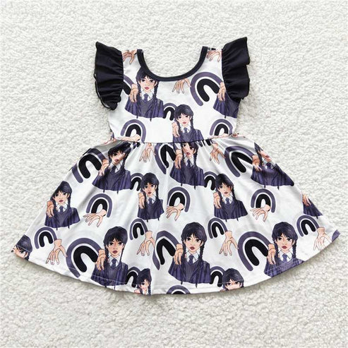 4.28 GSD0326 Wednesday Fly Sleeve Dress