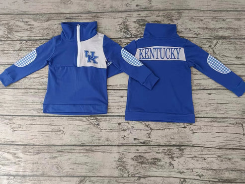 4.28 Preorder moq 3 Baby Boys Team Blue UK Pullover Shirt Tee Shirts