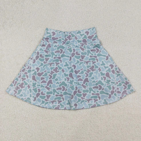 9.24 GLK0132 Adult Women Western Green Camo Yoga Skorts