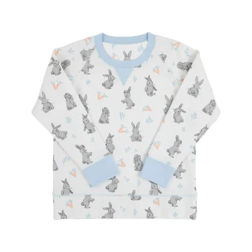9.23 BT1371 Baby Boys Long Sleeve Carrots Rabbits Easter Tee Shirts Top Preorder