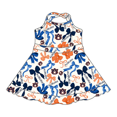 6.10  Custom Moq 3 each item Sibling Baby Girls AU Team Dresses Clothes Sets