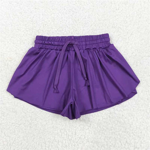 6.26 Sibling (6-10) Baby Girls 10 Colors Skort Yoga Shorts Bottoms