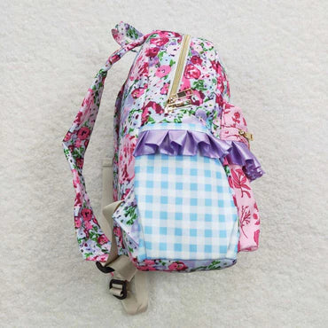 3.11  BA0099 RTS toddler backpack floral flower girl gift back to school preschool bag