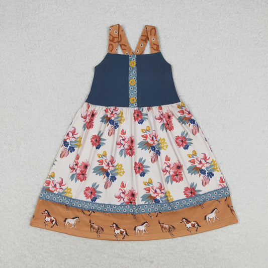 GSD1193 Girls summer cartoon animal short-sleeved dress Regular price$8.00 USD