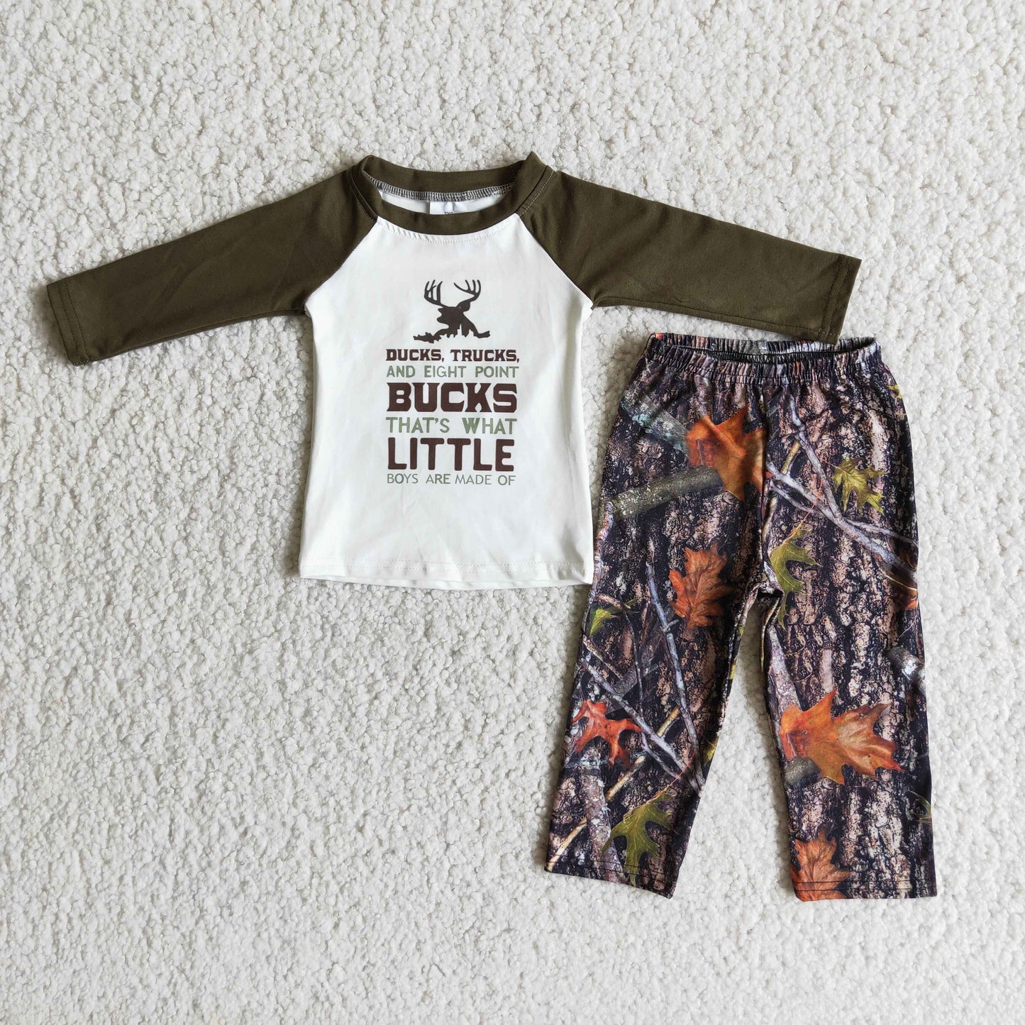 9.5 6 A15-15 camo boys outfits