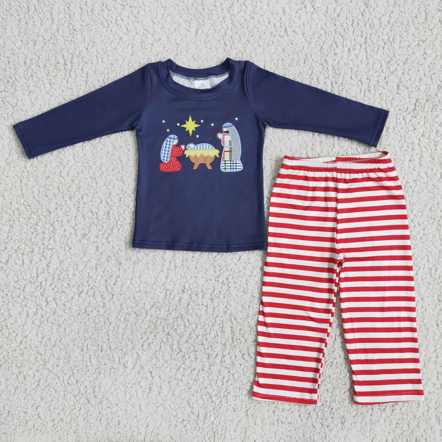 11.3 RTS NO MOQ（In Stock) 6 A20-17 2pcs carton boys outfits