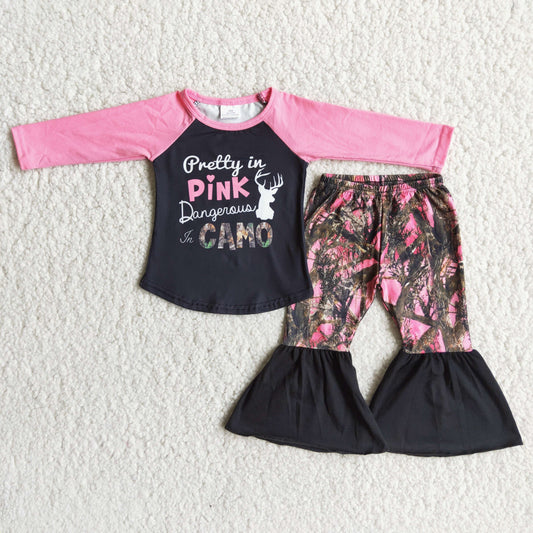 8.4 RTS NO MOQ（In Stock) 6 A24-12 Valentine's Day Pink Camo Suit
