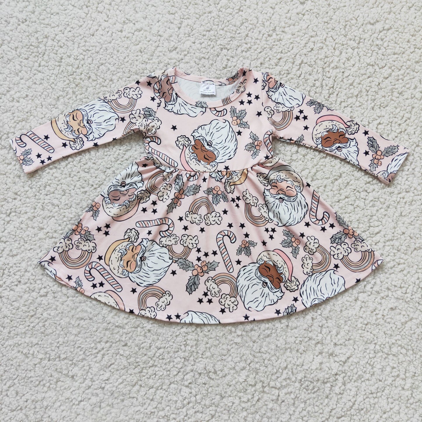 11.10 RTS NO MOQ（In Stock ) 6 A9-3 Christmas girl's dress