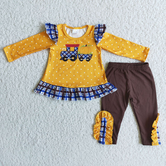 10.7 6 C8-20 Truck Pumpkin Brown Lace Set