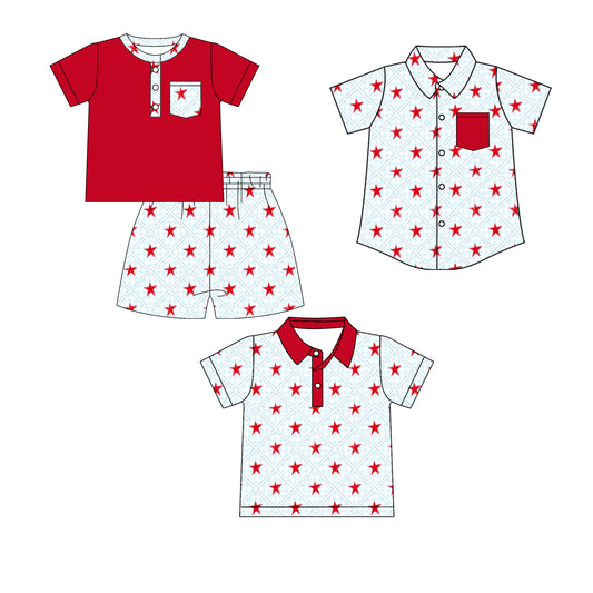 26.1.13 Custom MOQ:3 or 5 pcs each design milk silk Sibling baby boy clothes stars short sleeve shorts sets and tops 2