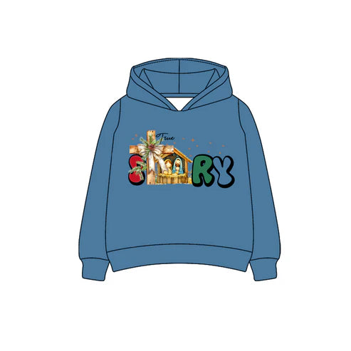 7.14 BT1282 Baby Boys Long Sleeves True Story Hoodies Top Preorder