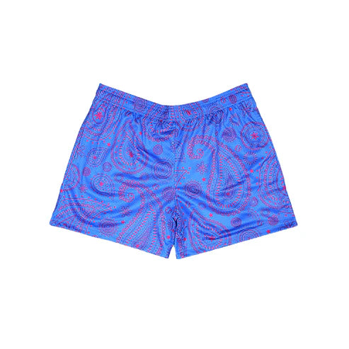 7.12 SS0630 Baby Girls Hot Blue Flowers Summer Shorts Bottom Preorder