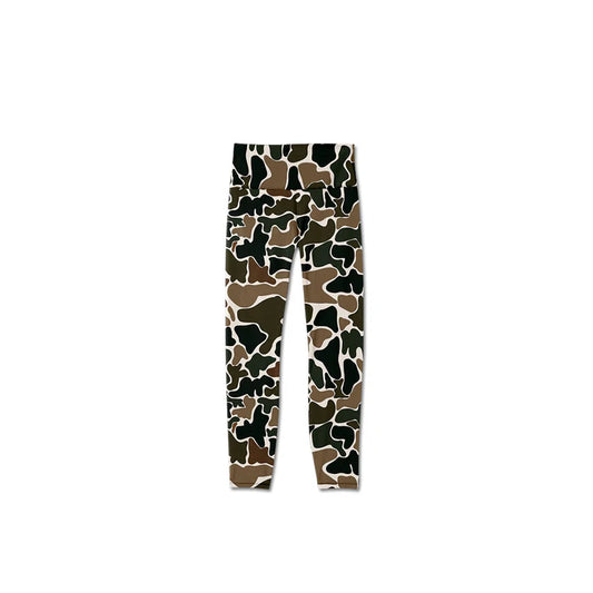 7.22 P0690 Baby Girls Brown Camo Yoga Legging Pants Preorder