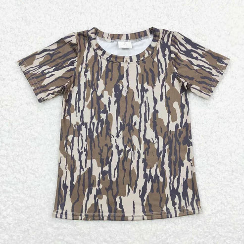 5.10 Sibling Baby Boys Camouflage Hunting Short Sleeve Tee Shirts Tops