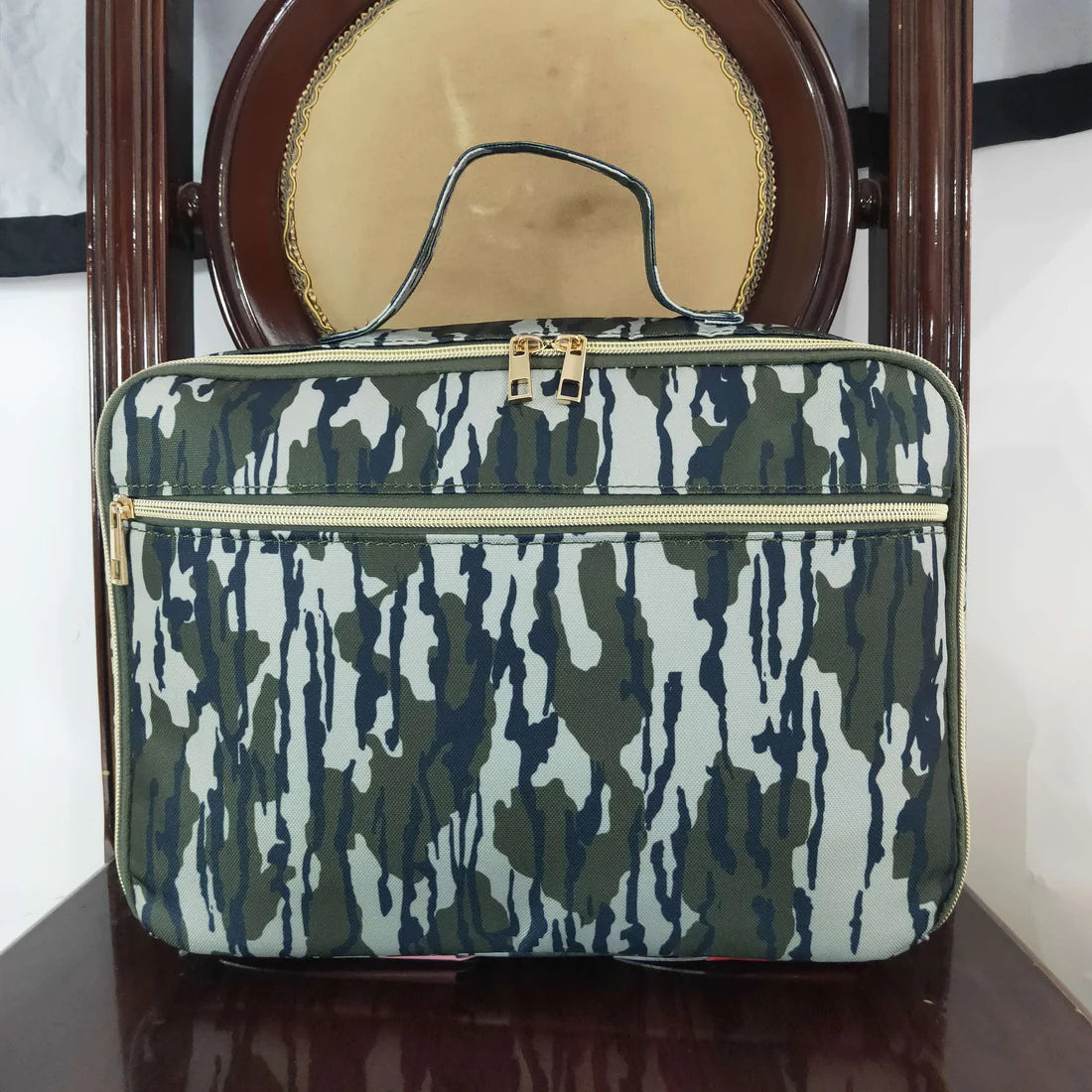 BA0228 Army green camouflage meal bag lunch box bag