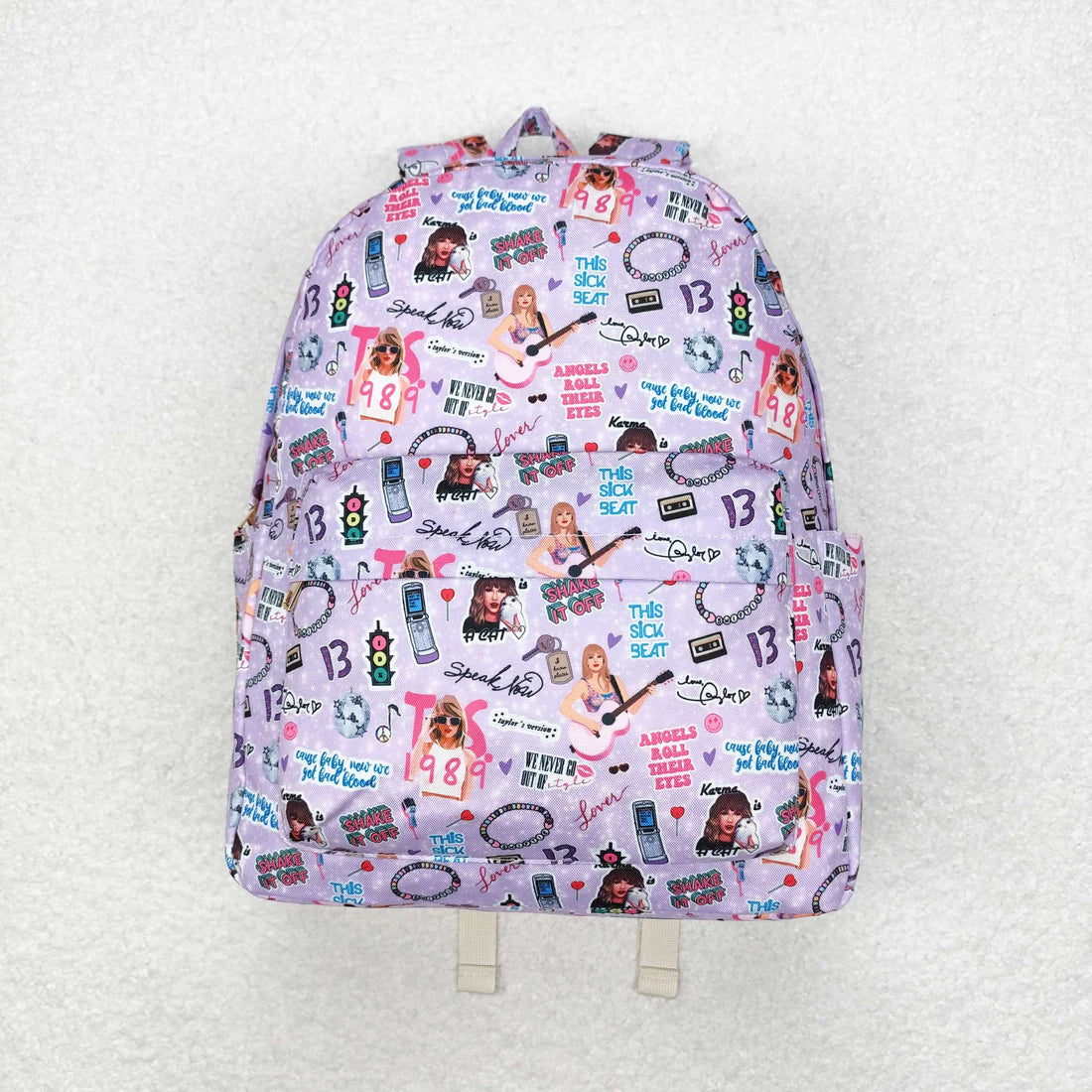 BA0238 1989 country music singer Purple Backpack