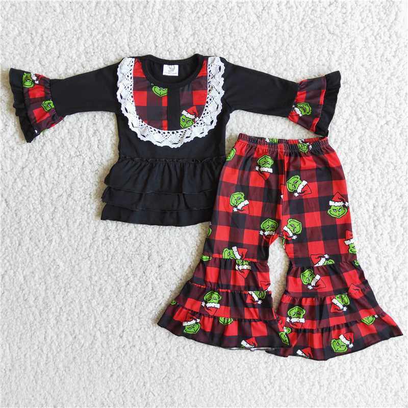 Sibling Baby Kids Boys Girls Christmas Hooded Legging Sets
