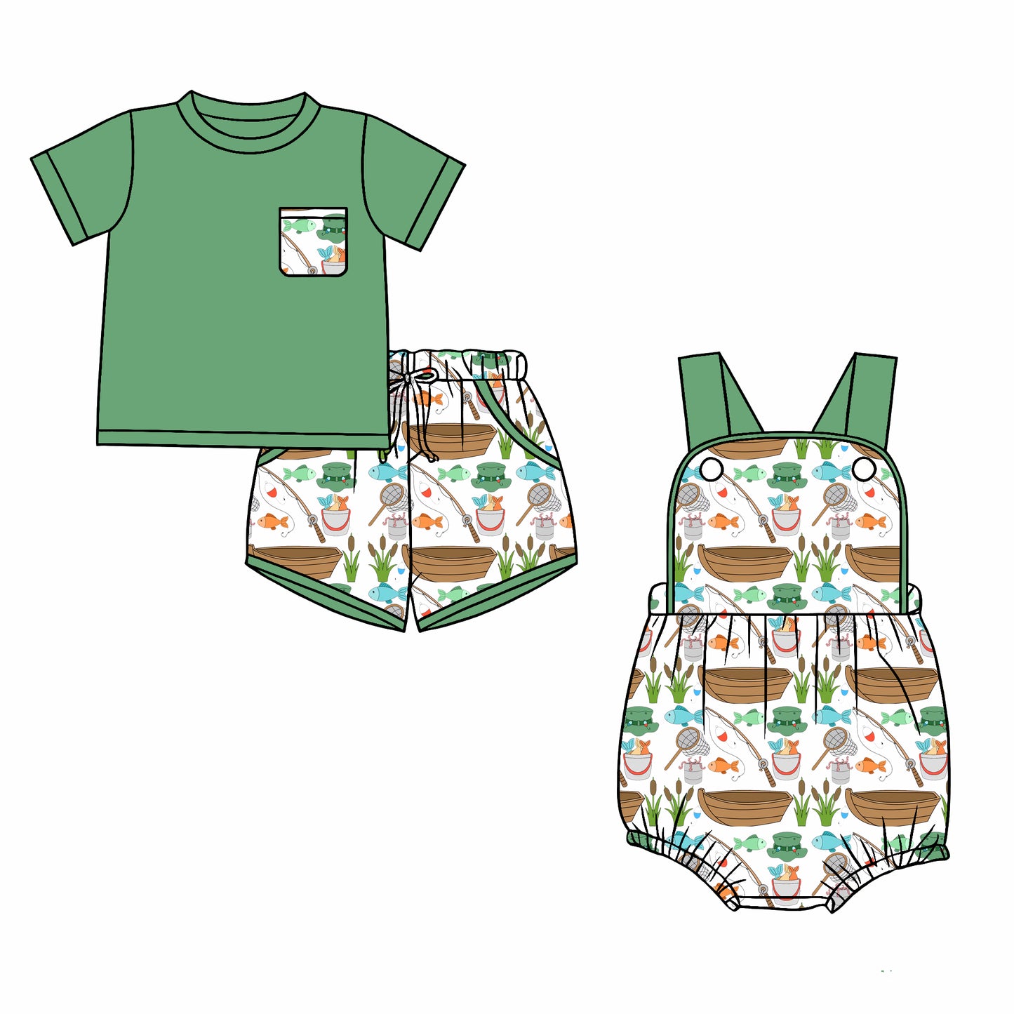 26.1.1 Custom MOQ:3 or 5 pcs each design milk silk Sibling baby boy clothes short sleeve shorts sets and romper