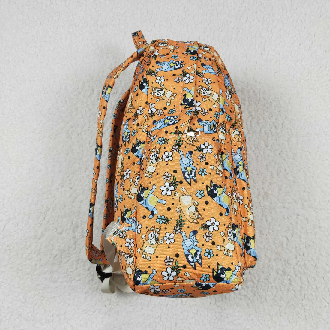 BA0213 Cartoon dog flower orange backpack