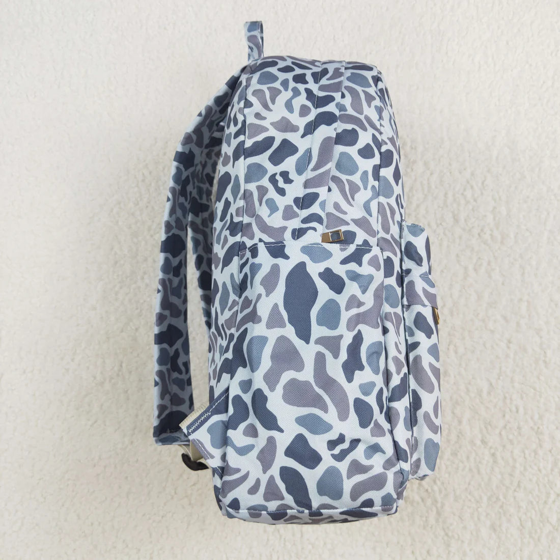 BA0260 Baby Kids Boys Grey Hunting Camo Backpack Zip Back Bag