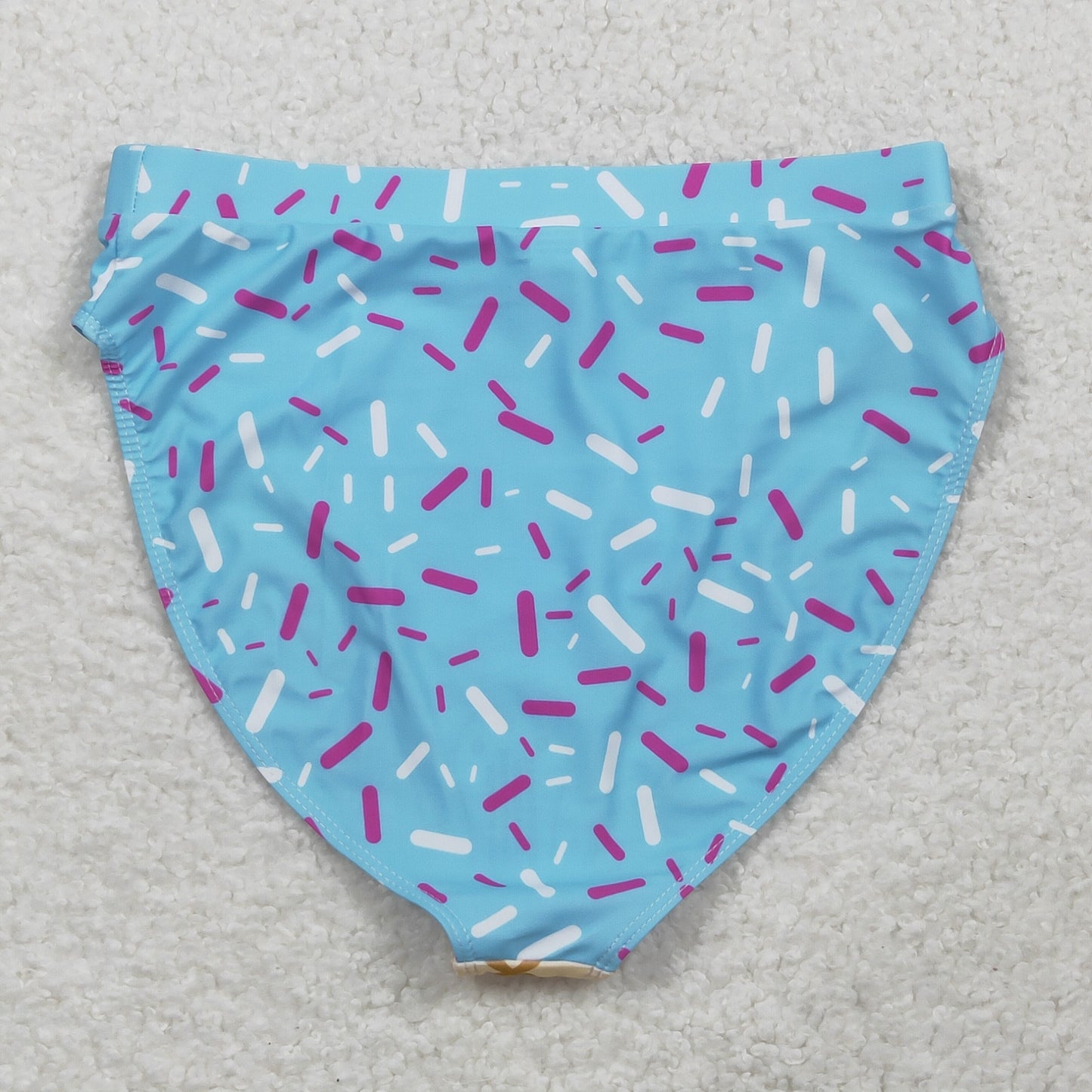 S0576 Adult Women Blue Drip Sprinkles Team Swimming Bummiers Bottom