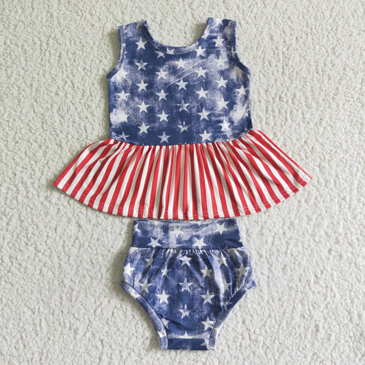 A12-12 Blue Star Independence Day Red Brief Set