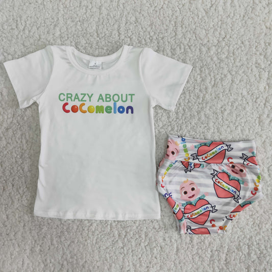 B3-9 Love cocomelon thong suit
