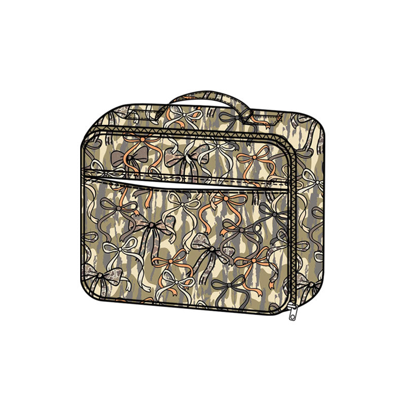 Pre-order no moq BA0393 baby bag camouflage print baby lunch box bag-26.1.10