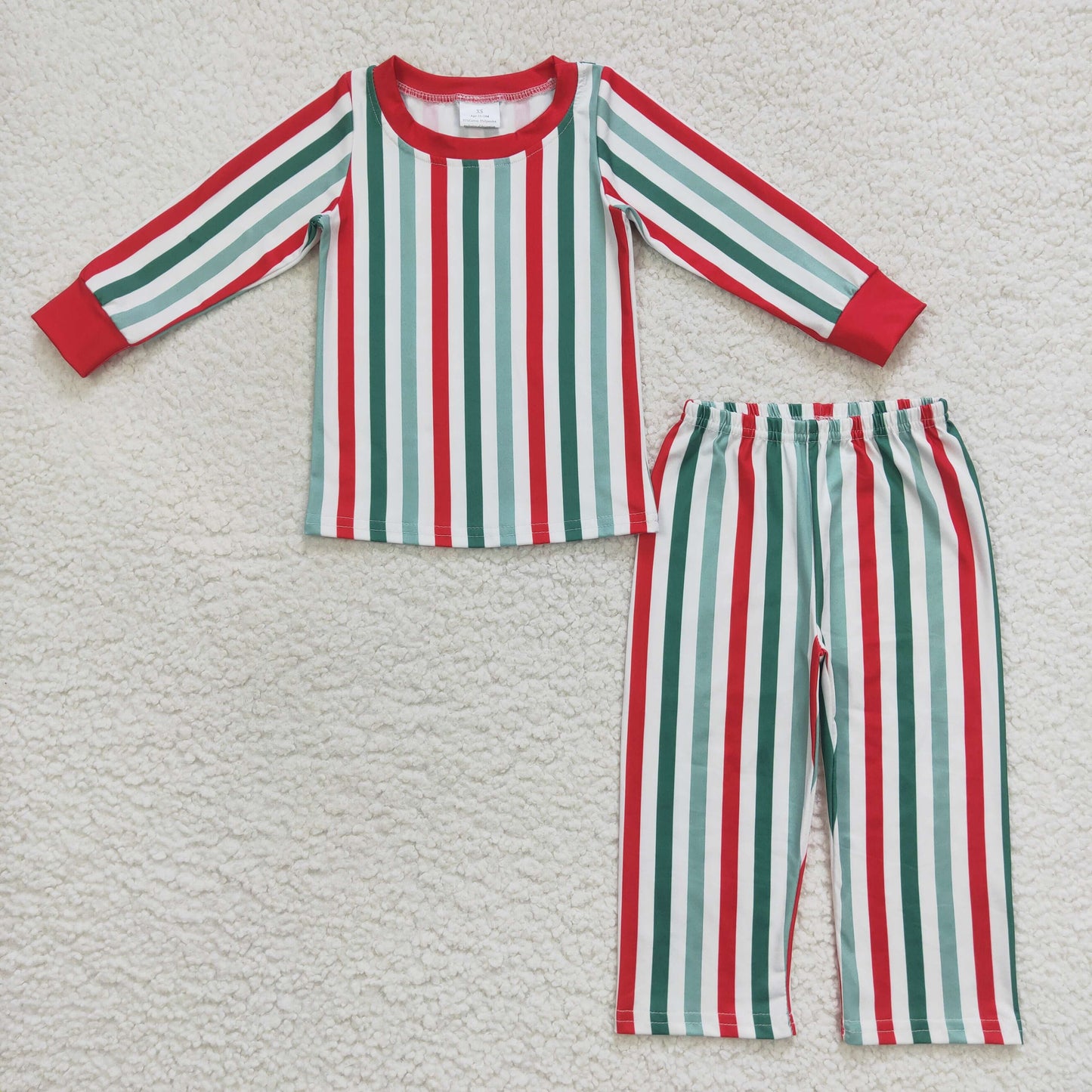 12.8 BLP0361 RTS toddler boy clothes stripe boy christmas outfit-promotion