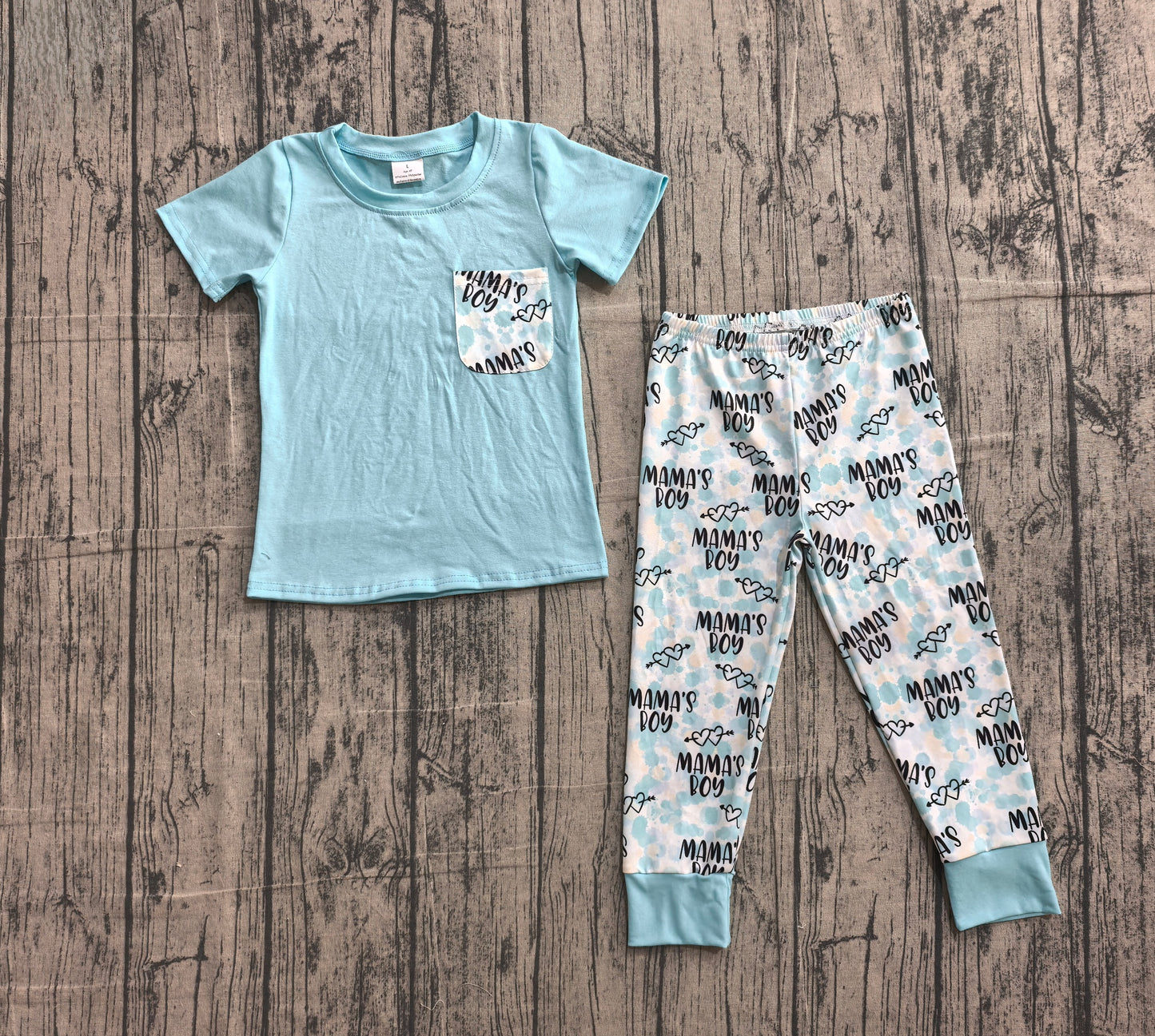 BSPO0587 Preorder Sample Baby Boys Pocket Top Mamas Boys Western Camo Leggings Clothes Sets