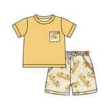 Pre-sale  BSSO0779 Short-sleeved bus shorts