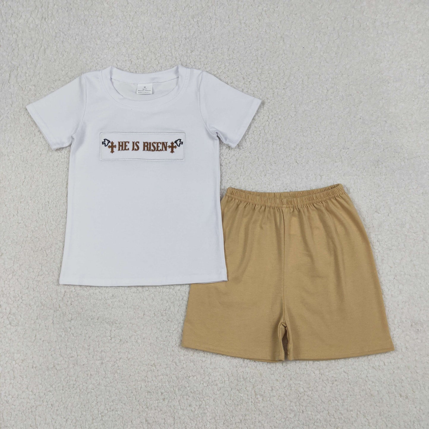 Sibling Baby Girls boys clothes embroidery easter short sleeve shorts Clothes Sets and Dresses